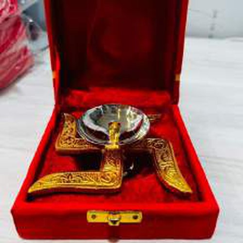 Swastik Diya [Brass]