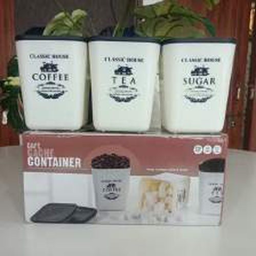 Tea / Coffee / Sugar Container [Pack of 3]